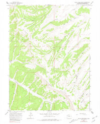 Download a high-resolution, GPS-compatible USGS topo map for Black Cabin Gulch, CO (1981 edition)