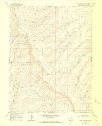 Download a high-resolution, GPS-compatible USGS topo map for Black Cabin Gulch, CO (1968 edition)