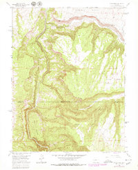 1955 Map of Black Ridge, 1980 Print