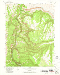 1955 Map of Black Ridge, 1969 Print