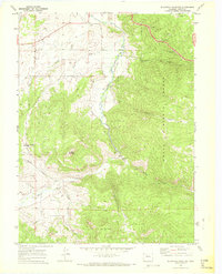 preview thumbnail of historical topo map of Routt County, CO in 1969