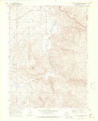 preview thumbnail of historical topo map of Routt County, CO in 1969