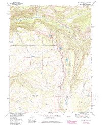 Download a high-resolution, GPS-compatible USGS topo map for Blair Mountain, CO (1980 edition)