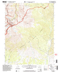 preview thumbnail of historical topo map of Costilla County, CO in 2001