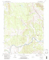 Download a high-resolution, GPS-compatible USGS topo map for Blue Hill, CO (1984 edition)