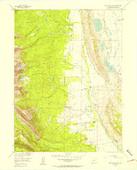 Download a high-resolution, GPS-compatible USGS topo map for Boettcher Lake, CO (1957 edition)