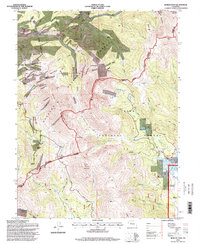 Download a high-resolution, GPS-compatible USGS topo map for Boreas Pass, CO (1998 edition)