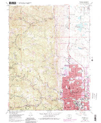 Download a high-resolution, GPS-compatible USGS topo map for Boulder, CO (1985 edition)