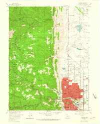 Download a high-resolution, GPS-compatible USGS topo map for Boulder, CO (1964 edition)