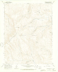 Download a high-resolution, GPS-compatible USGS topo map for Bowers Peak, CO (1970 edition)