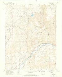 Download a high-resolution, GPS-compatible USGS topo map for Bowie, CO (1968 edition)