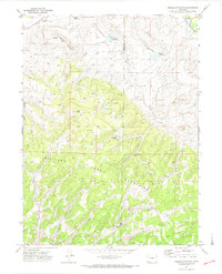 Download a high-resolution, GPS-compatible USGS topo map for Breeze Mountain, CO (1974 edition)