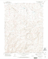 Download a high-resolution, GPS-compatible USGS topo map for Breeze Mountain, CO (1974 edition)