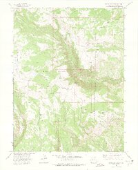 preview thumbnail of historical topo map of Garfield County, CO in 1974