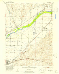 Download a high-resolution, GPS-compatible USGS topo map for Brush East, CO (1953 edition)
