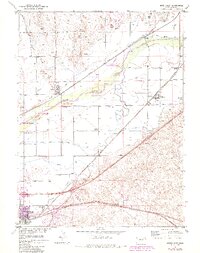 preview thumbnail of historical topo map of Morgan County, CO in 1971