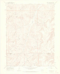 Download a high-resolution, GPS-compatible USGS topo map for Brushy Point, CO (1968 edition)