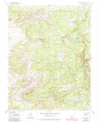 Download a high-resolution, GPS-compatible USGS topo map for Buckhorn Lakes, CO (1984 edition)