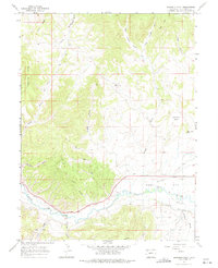 Download a high-resolution, GPS-compatible USGS topo map for Buckskin Point, CO (1975 edition)