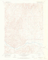 Download a high-resolution, GPS-compatible USGS topo map for Buckskin Point, CO (1969 edition)