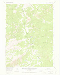 Download a high-resolution, GPS-compatible USGS topo map for Buffalo Pass, CO (1970 edition)