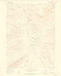 Download a high-resolution, GPS-compatible USGS topo map for Buffalo Pass, CO (1956 edition)