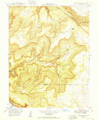 Download a high-resolution, GPS-compatible USGS topo map for Bull Canyon, CO (1949 edition)
