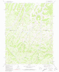 Download a high-resolution, GPS-compatible USGS topo map for Bull Fork, CO (1981 edition)