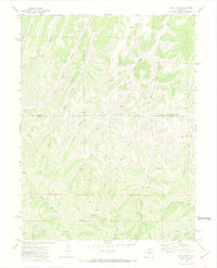 Download a high-resolution, GPS-compatible USGS topo map for Bull Fork, CO (1974 edition)