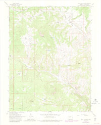 Download a high-resolution, GPS-compatible USGS topo map for Bull Mountain, CO (1984 edition)