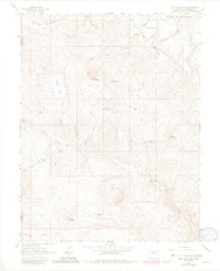 Download a high-resolution, GPS-compatible USGS topo map for Bull Mountain, CO (1984 edition)