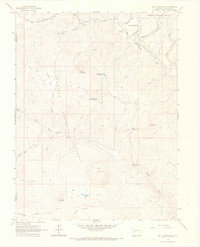 Download a high-resolution, GPS-compatible USGS topo map for Bull Mountain, CO (1967 edition)