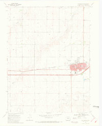 Download a high-resolution, GPS-compatible USGS topo map for Burlington, CO (1972 edition)