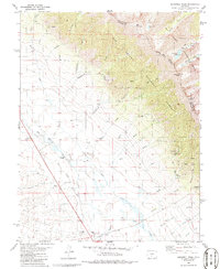 Download a high-resolution, GPS-compatible USGS topo map for Bushnell Peak, CO (1986 edition)