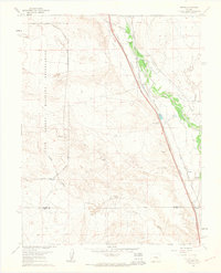 Download a high-resolution, GPS-compatible USGS topo map for Buttes, CO (1963 edition)