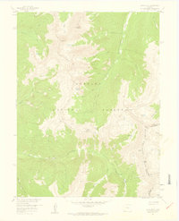 preview thumbnail of historical topo map of Grand County, CO in 1957