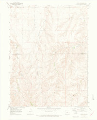 preview thumbnail of historical topo map of Arapahoe County, CO in 1969