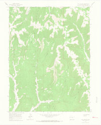 Download a high-resolution, GPS-compatible USGS topo map for Calf Canyon, CO (1968 edition)