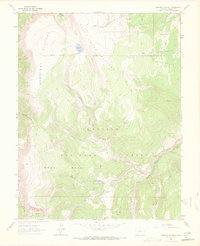 Download a high-resolution, GPS-compatible USGS topo map for Cannibal Plateau, CO (1972 edition)