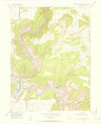 Download a high-resolution, GPS-compatible USGS topo map for Canyon Of Lodore South, CO (1955 edition)