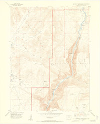 Download a high-resolution, GPS-compatible USGS topo map for Canyon of Lodore North, CO (1955 edition)