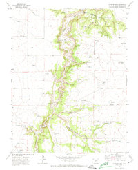 Download a high-resolution, GPS-compatible USGS topo map for Capps Springs, CO (1974 edition)