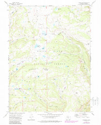 Download a high-resolution, GPS-compatible USGS topo map for Carbonate, CO (1988 edition)