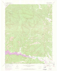 preview thumbnail of historical topo map of Archuleta County, CO in 1954