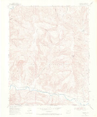 preview thumbnail of historical topo map of Archuleta County, CO in 1954