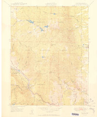 preview thumbnail of historical topo map of El Paso County, CO in 1950