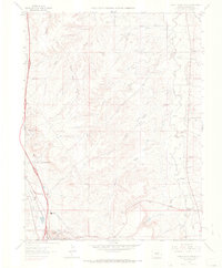 Download a high-resolution, GPS-compatible USGS topo map for Castle Rock North, CO (1966 edition)