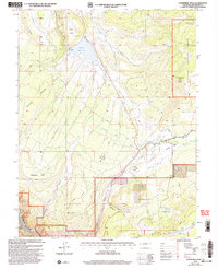 preview thumbnail of historical topo map of Montrose County, CO in 2001