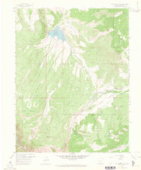 Download a high-resolution, GPS-compatible USGS topo map for Cathedral Peak, CO (1964 edition)