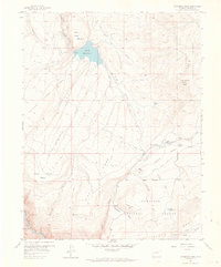 preview thumbnail of historical topo map of Montrose County, CO in 1957
